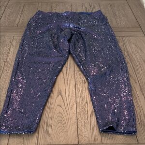 Tipsy Elves Shimmering Purple Leggings